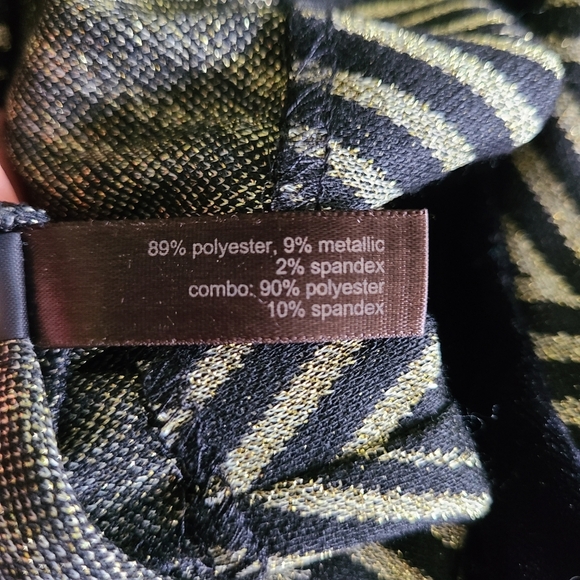 Nwt THE LIMITED black and gold diamond dress - Picture 4 of 5